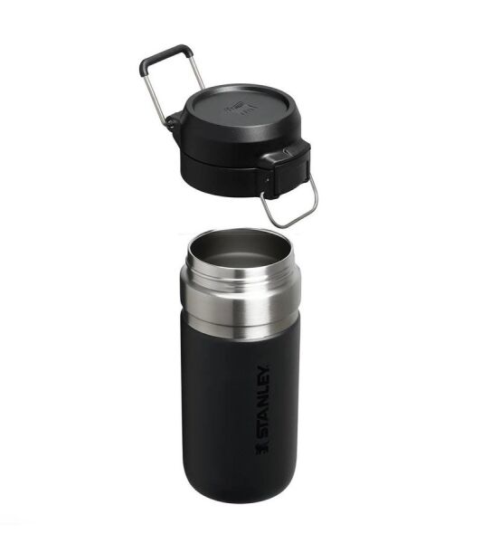 Stanley The Qui̇ck Fli̇p Çeli̇k Termos 0.47 Li̇tre Black 2.0