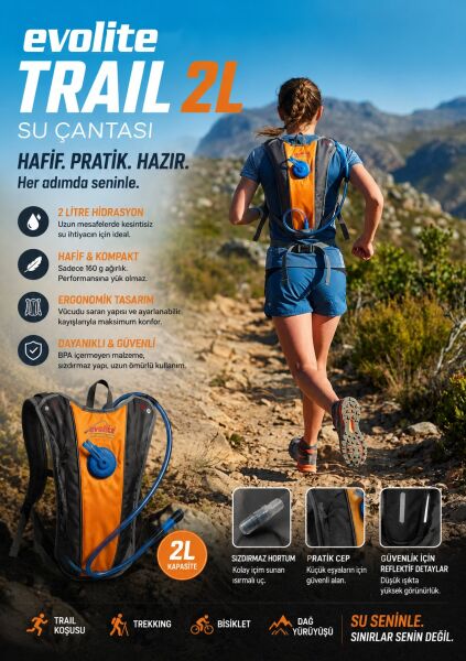 Evolite Trail 2 Litre Su Çantası