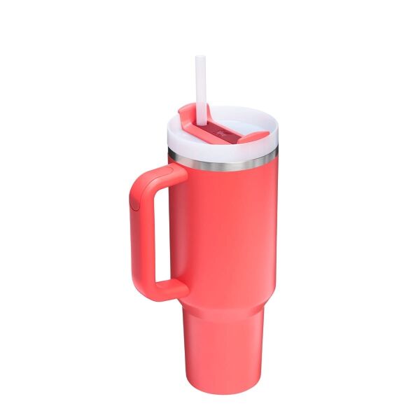Stanley Quencher 1.18 Li̇tre Pi̇petli̇ Termos Hot Coral