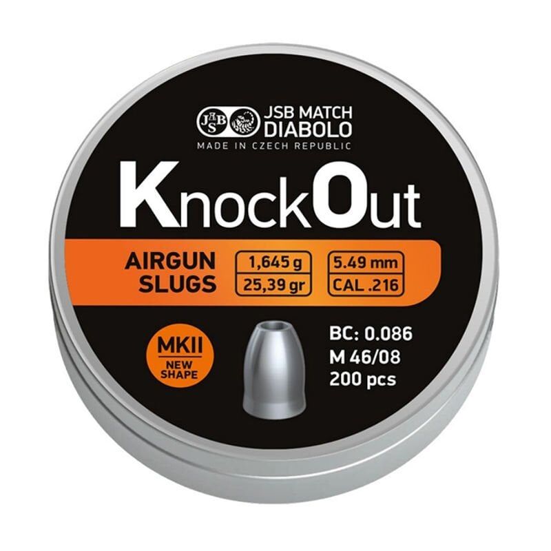 Jsb Diabolo Knockout Mkii 5.49 Mm Sacma (cal216)