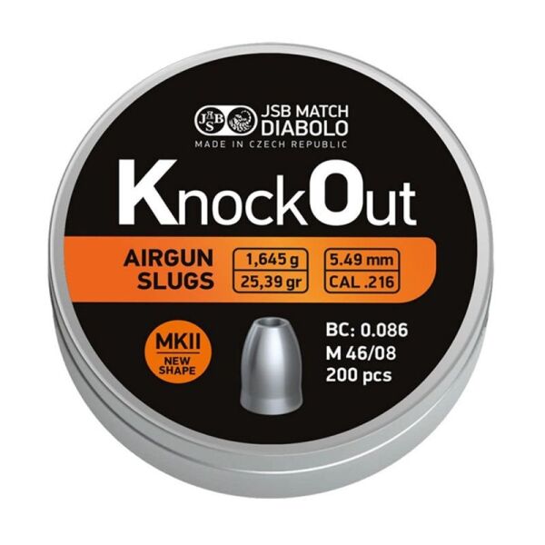 Jsb Diabolo Knockout Mkii 5.49 Mm Sacma (cal216)