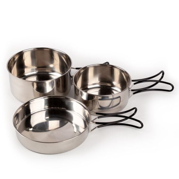 Evolite Evercamp 2-3 Kişilik Çelik Tencere Seti