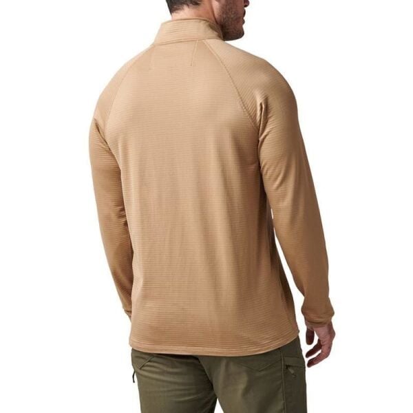 5.11 Stratos 1/4 Kisa Fermuar Coyote Sweat