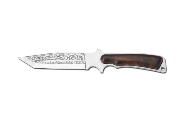 Bora 410 Shogun Stabilize Ceviz Sap Gravürlü Bıçak