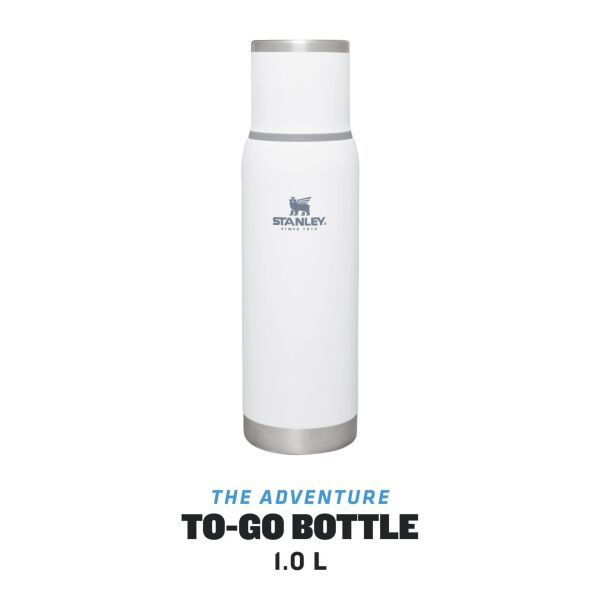 STANLEY ADVENTURE TO-GO ÇELİK TERMOS 1 LİTRE BEYAZ