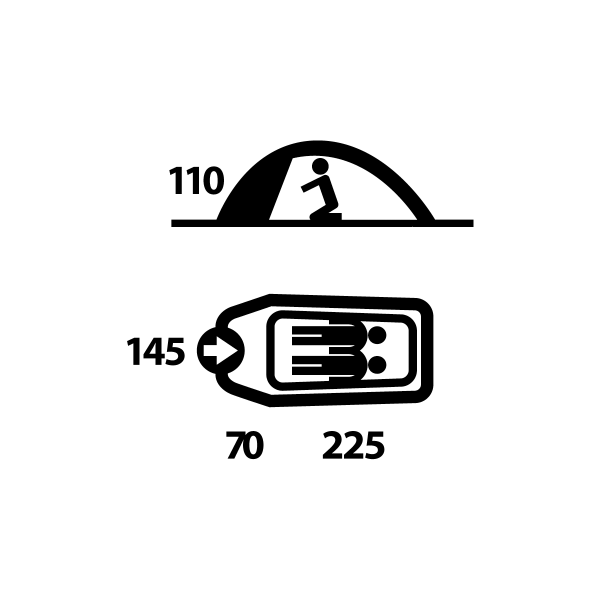Husky Flame 2 Kisilik Cadir
