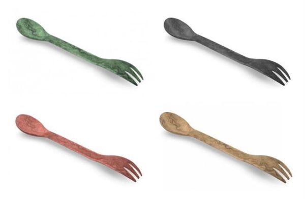 KUPİLKA SPORK UZUN ÇATAL KAŞIK 4 LÜ PAKET