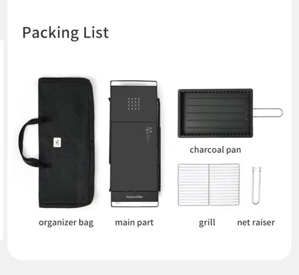 Naturehike Grill Barbecue + Karlanabilir Masalı
