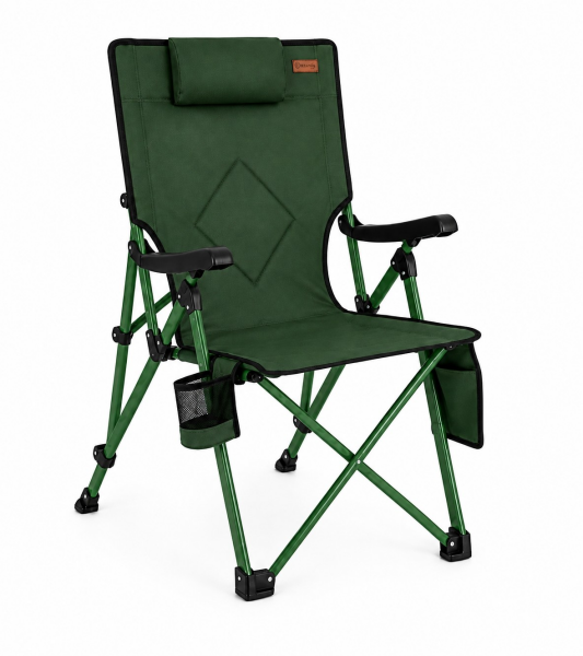 Madfox FlexLounge 3X Katlanabilir Kamp Sandalyesi Steel Moss