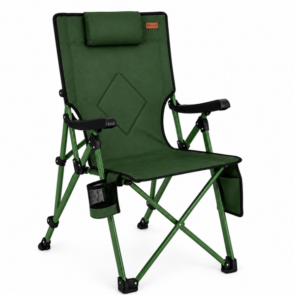 Madfox FlexLounge 3X Katlanabilir Kamp Sandalyesi Steel Moss