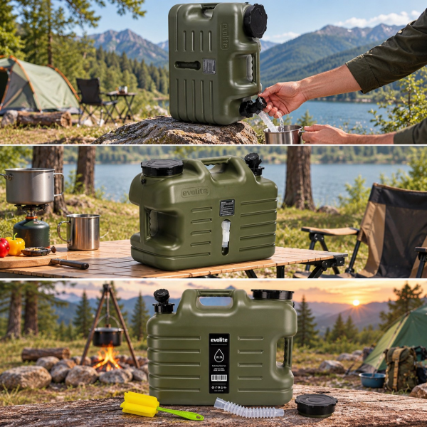 Evolite Deep 18.5 L Musluklu Kamp Su Bidonu
