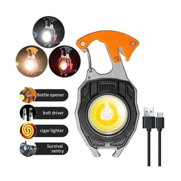 Mi̇lo Adventure Design 500 Lümen Çok Fonksi̇yonlu Anahtarlik Fener