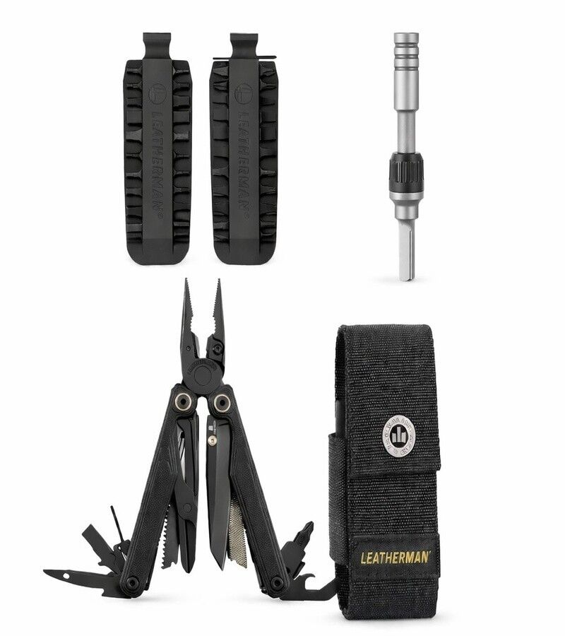 Leatherman Wave Alpha Obsidian Tam Set Full Paket