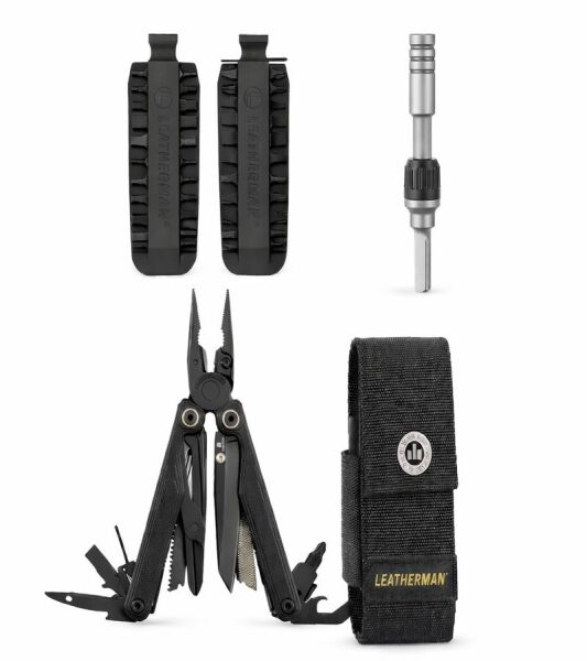 Leatherman Wave Alpha Obsidian Tam Set Full Paket