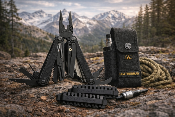 Leatherman Wave Alpha Obsidian Tam Set Full Paket