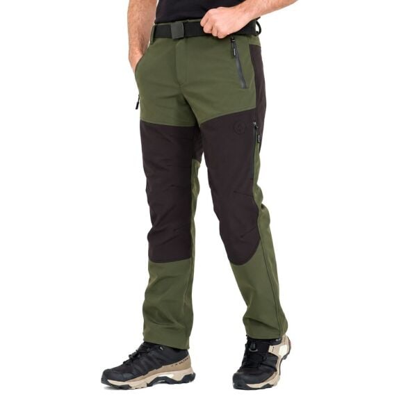 Q&Steinbock Kaunas Softshell Pantolon Haki