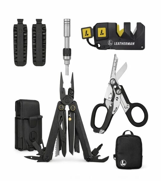 Leatherman Wave Alpha Obsidian Survival Set