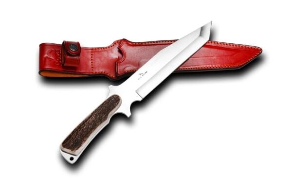 Bora 504 B Büyük Shogun Geyik Boynuzu Saplı Bıçak