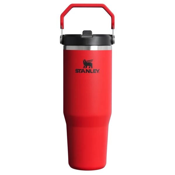 Stanley The IceFlow Flip Straw 0.89 Litre Pipetli Termos Chili Black