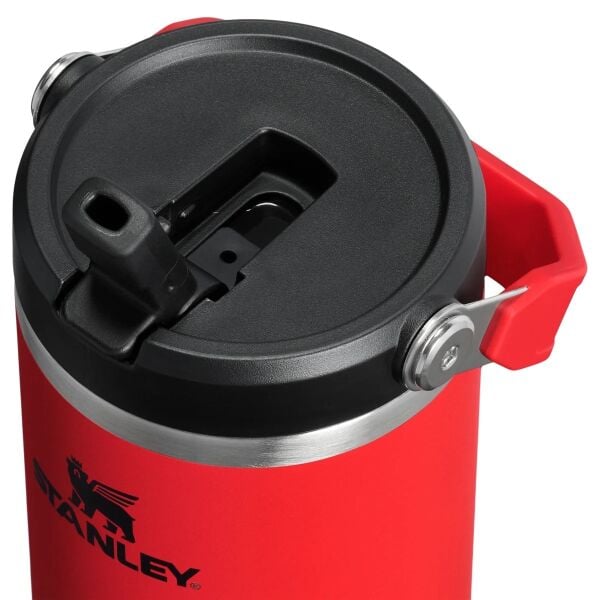 Stanley The IceFlow Flip Straw 0.89 Litre Pipetli Termos Chili Black