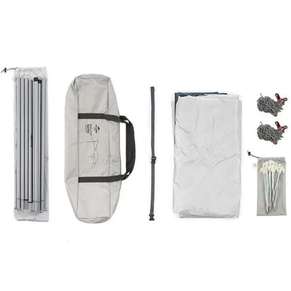 Naturehike Hexagon Sunrise Canopy 3.5x4 mt Tarp [Güneş ve Rüzgar Koruma Tentesi]