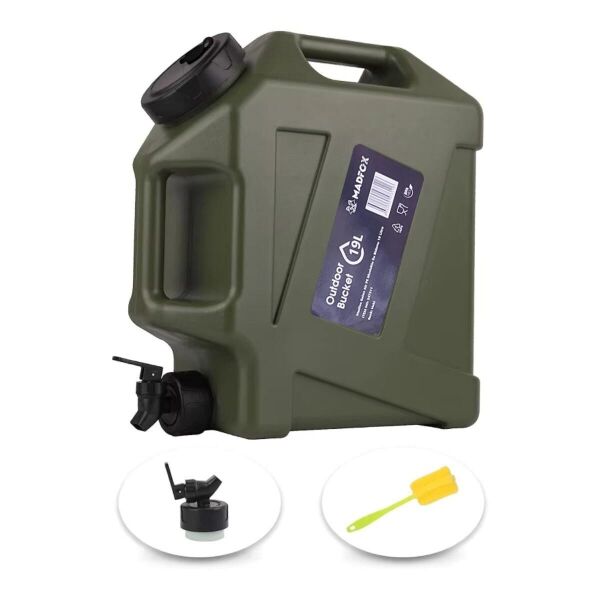 MADFOX GALON AIR PE MUSLUKLU SU BİDONU 19 LİTRE YEŞİL