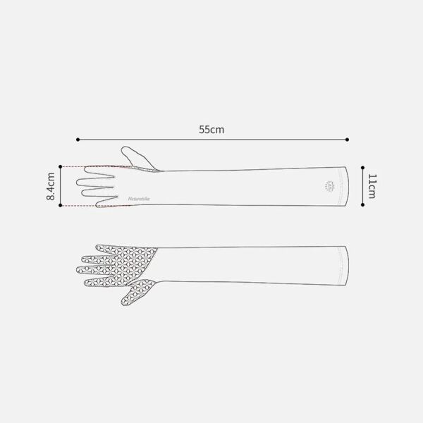 Naturehike UPF50+ Full Finger Güneş Koruma Kollukları