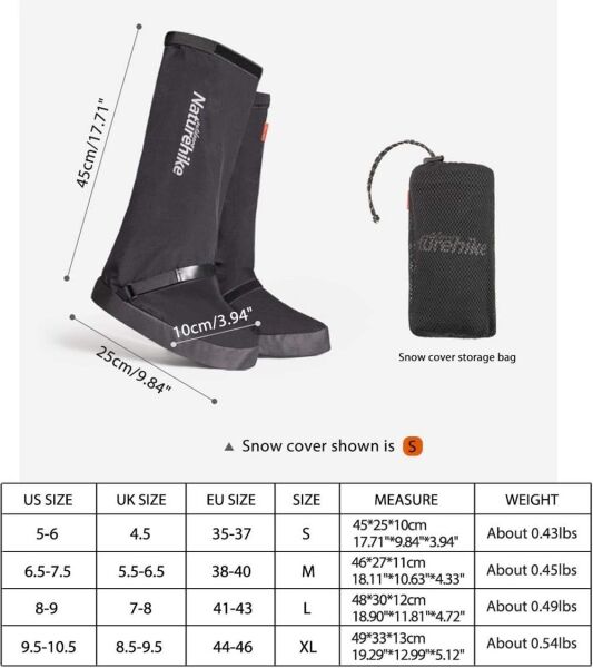 Naturehike Snow Fox Outdoor High-Tube Tozluk + Kum Ayakkabısı
