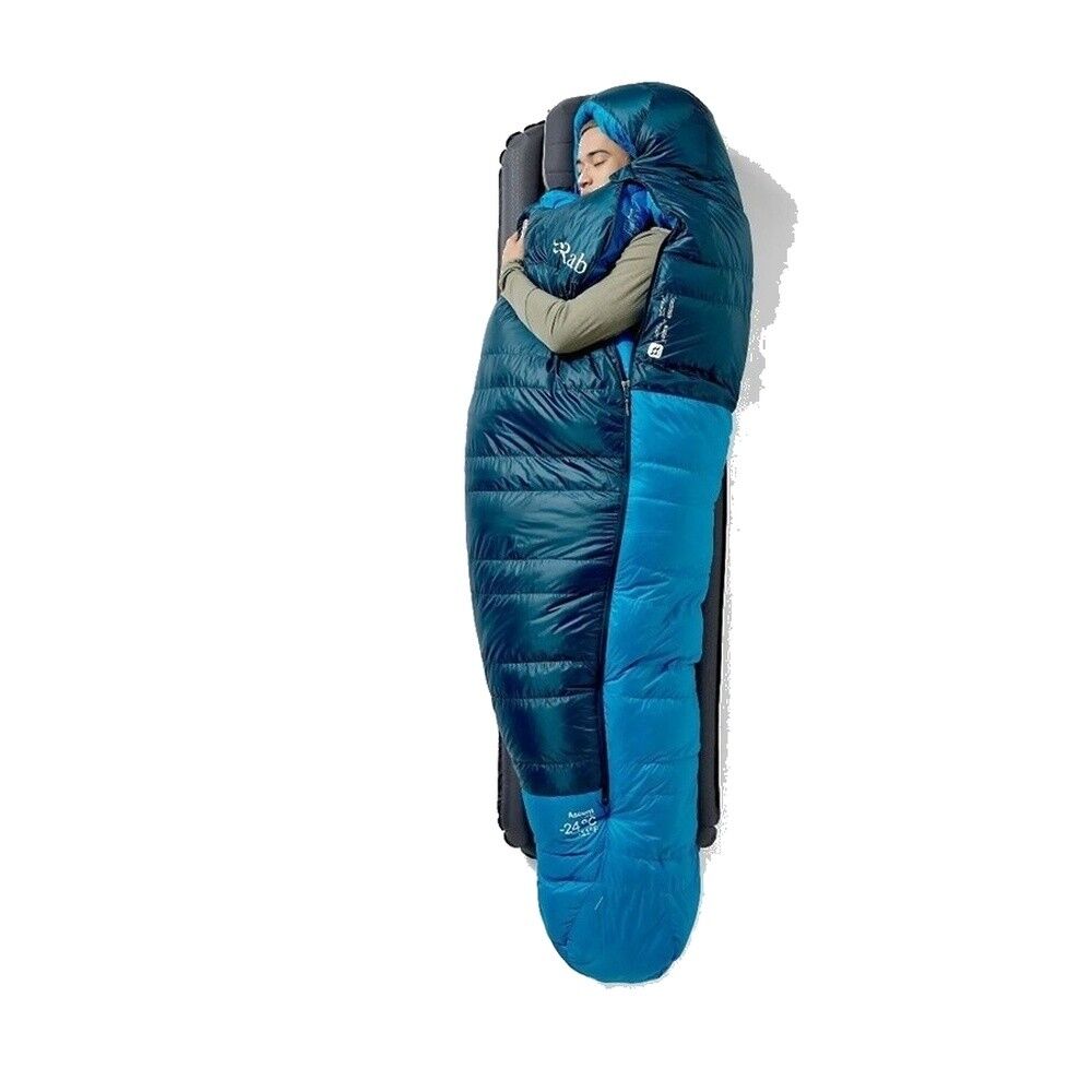 RAB Ascent Ördek Tüyü Dolgulu -24 Derece Wide Uyku Tulumu Sol Fermuar