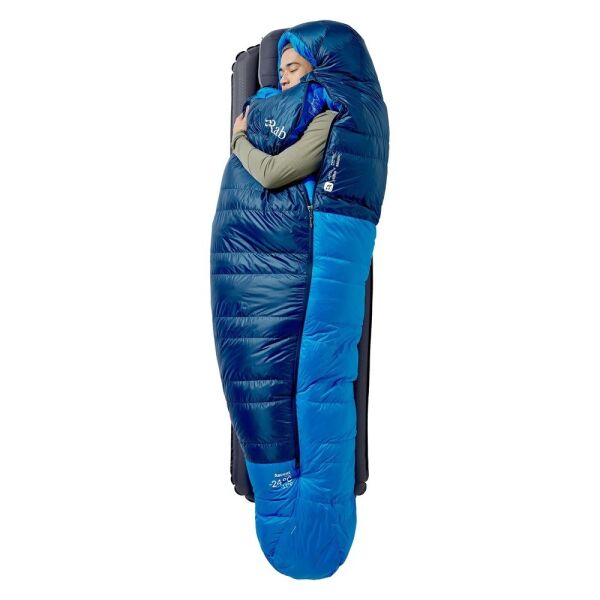 RAB Ascent Ördek Tüyü Dolgulu -49 Derece Uyku Tulumu Long Sol Fermuar