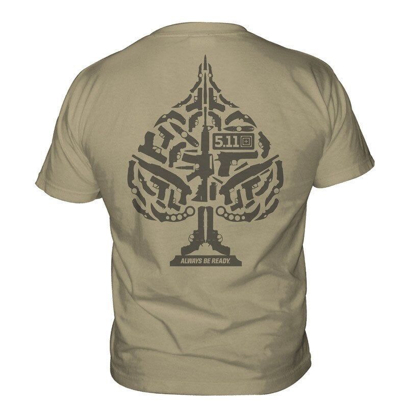 5.11 Logo T S/s Ace Of Taba T-shirt