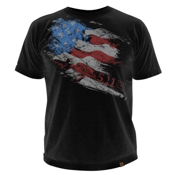 5.11 Logo T S/s Still There Siyah T-shirt