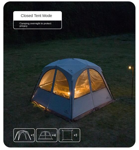 Naturehike Cloud Boundar Quick Opening Kanopi