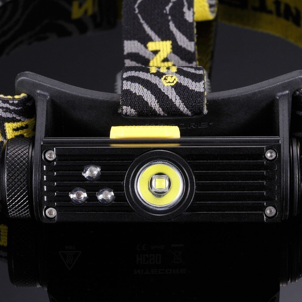 Nitecore Hc90 900 Lumen Kafa Fener (1x18650)