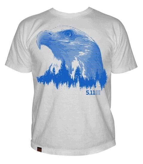 5.11 Logo T S/s Treeline Beyaz T-shirt