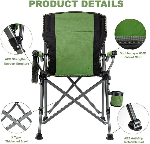 Madfox Roxy Katlanir Kamp Sandalyesi̇ Yeşi̇l Renk